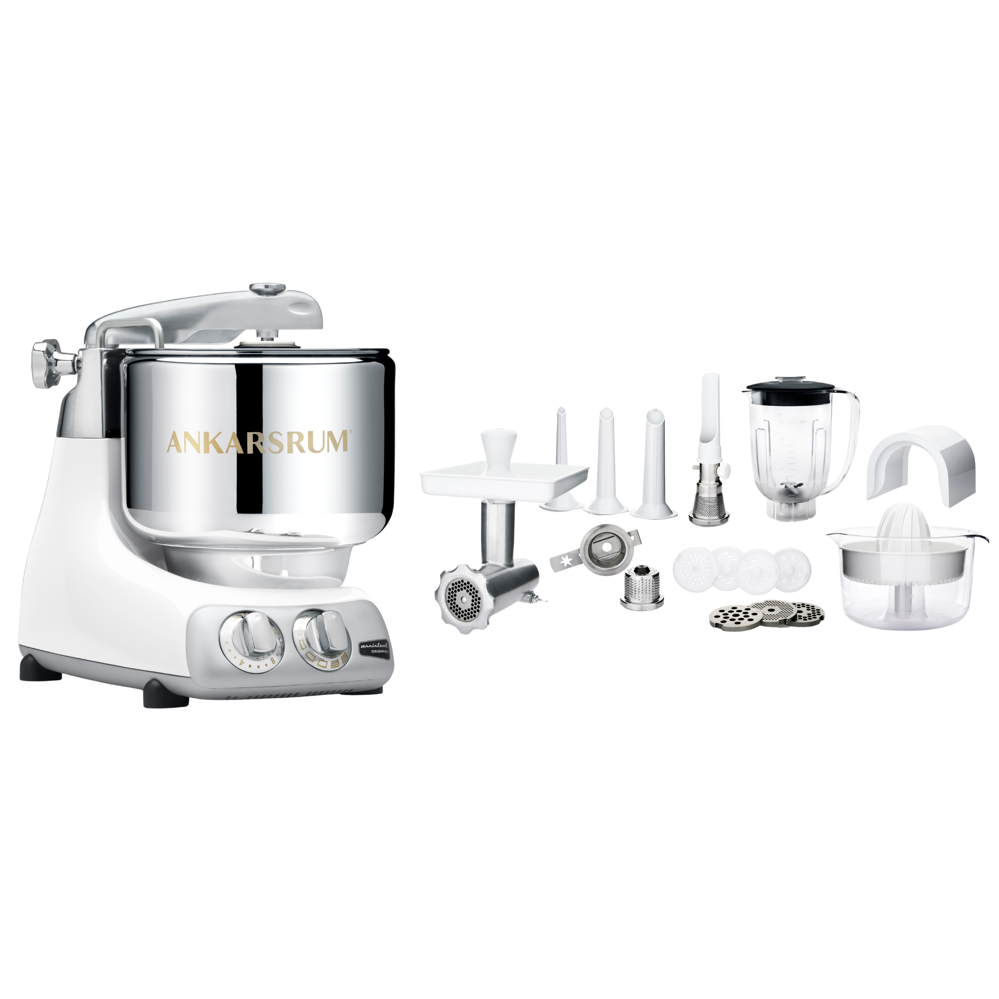 Ankarsrum Paket Allrounderset mit Deluxe Zubehörset