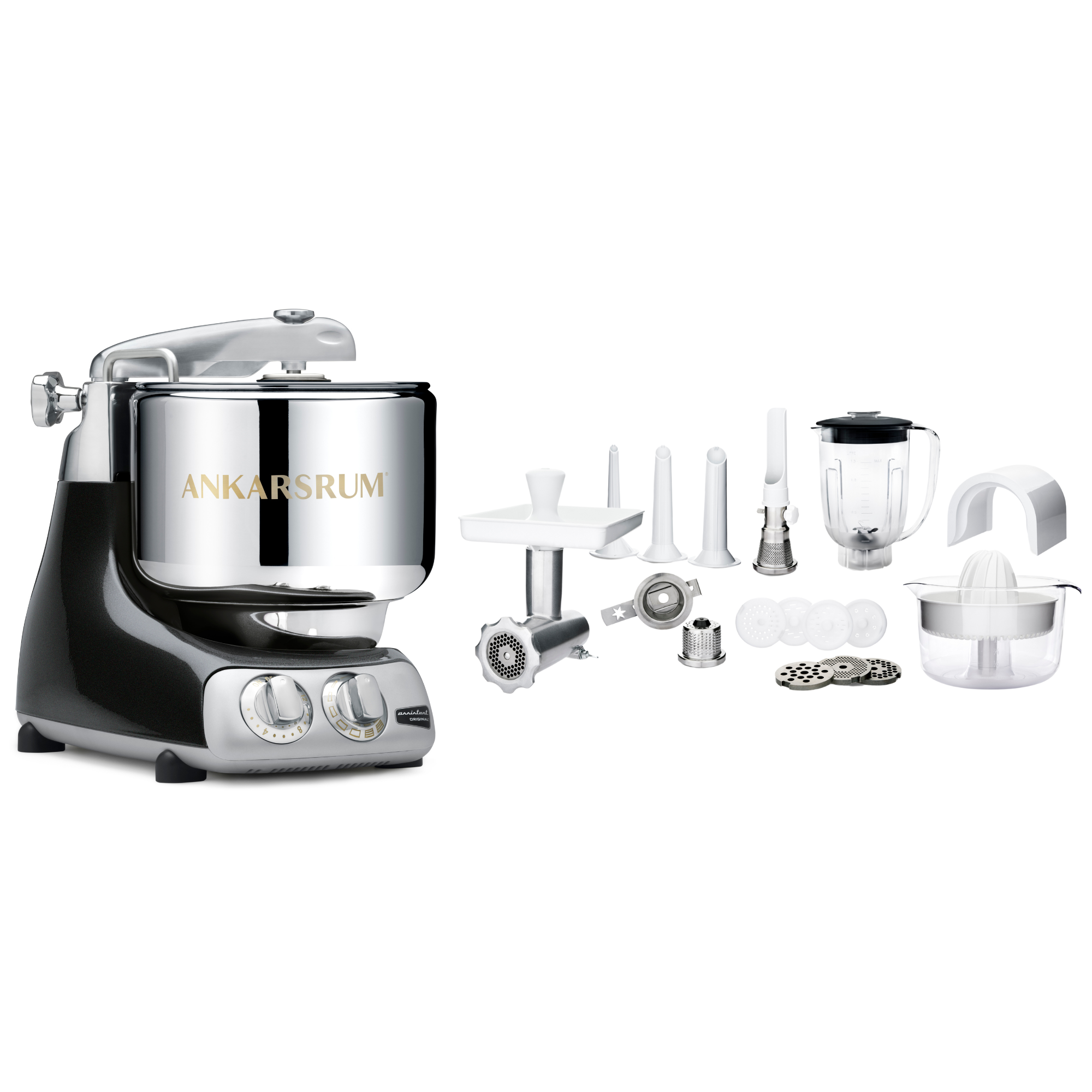 Ankarsrum Paket Allrounderset mit Deluxe Zubehörset