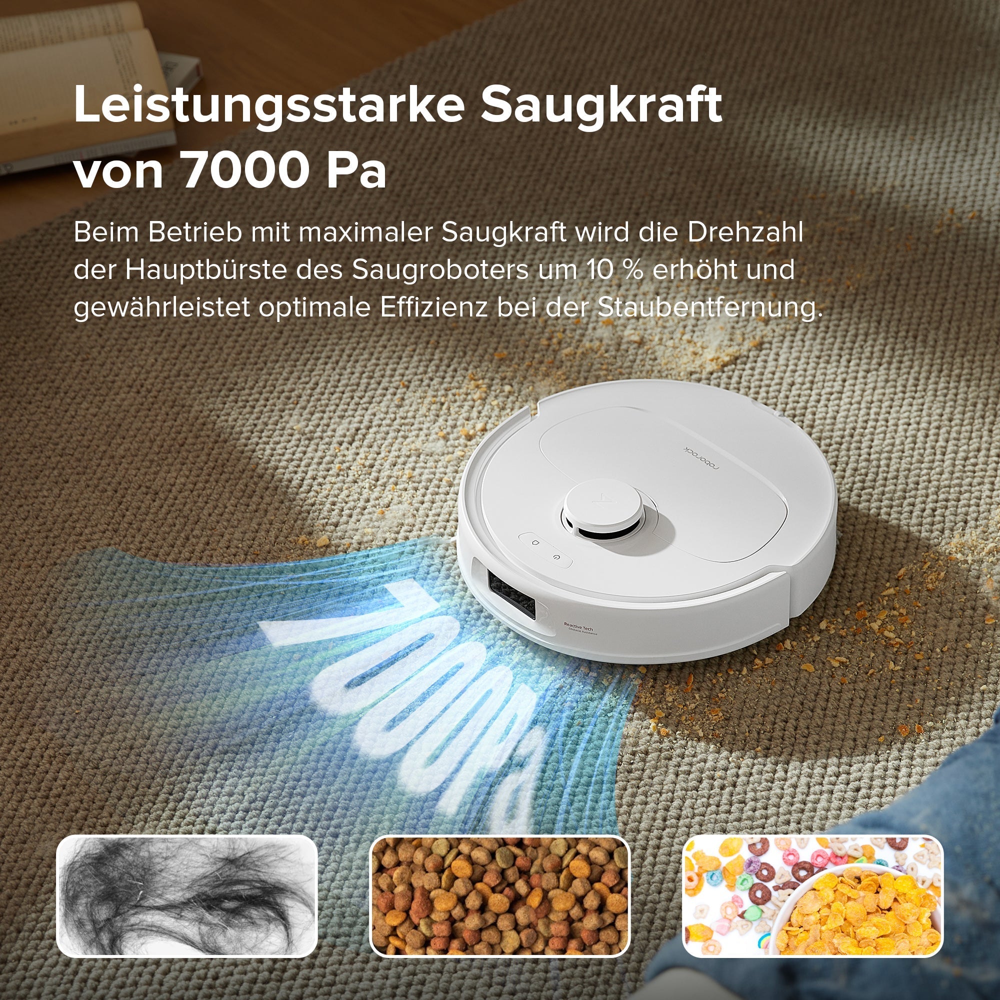 Roborock Qrevo S Saugroboter mit Multifunktions-Dockingstation