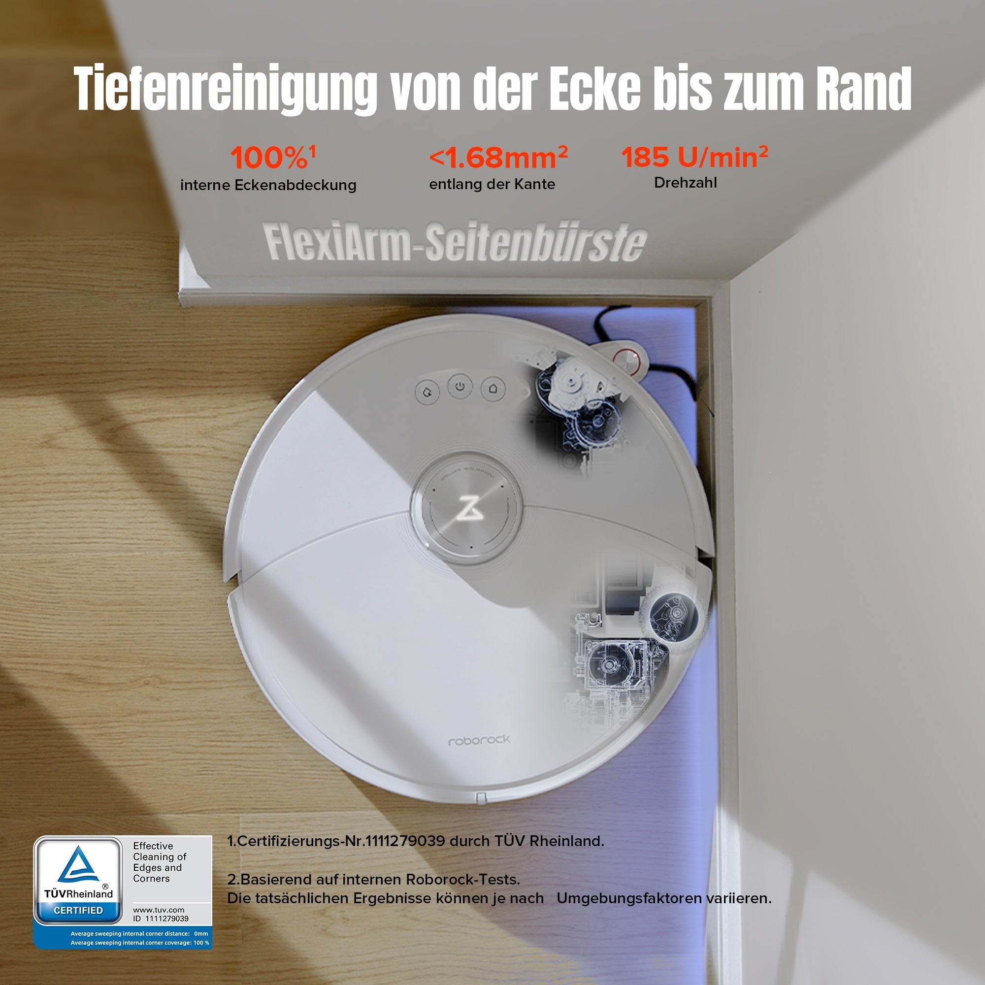 Roborock S8 MaxV Ultra Saugroboter mit 8-in-1 RockDock® Ultra