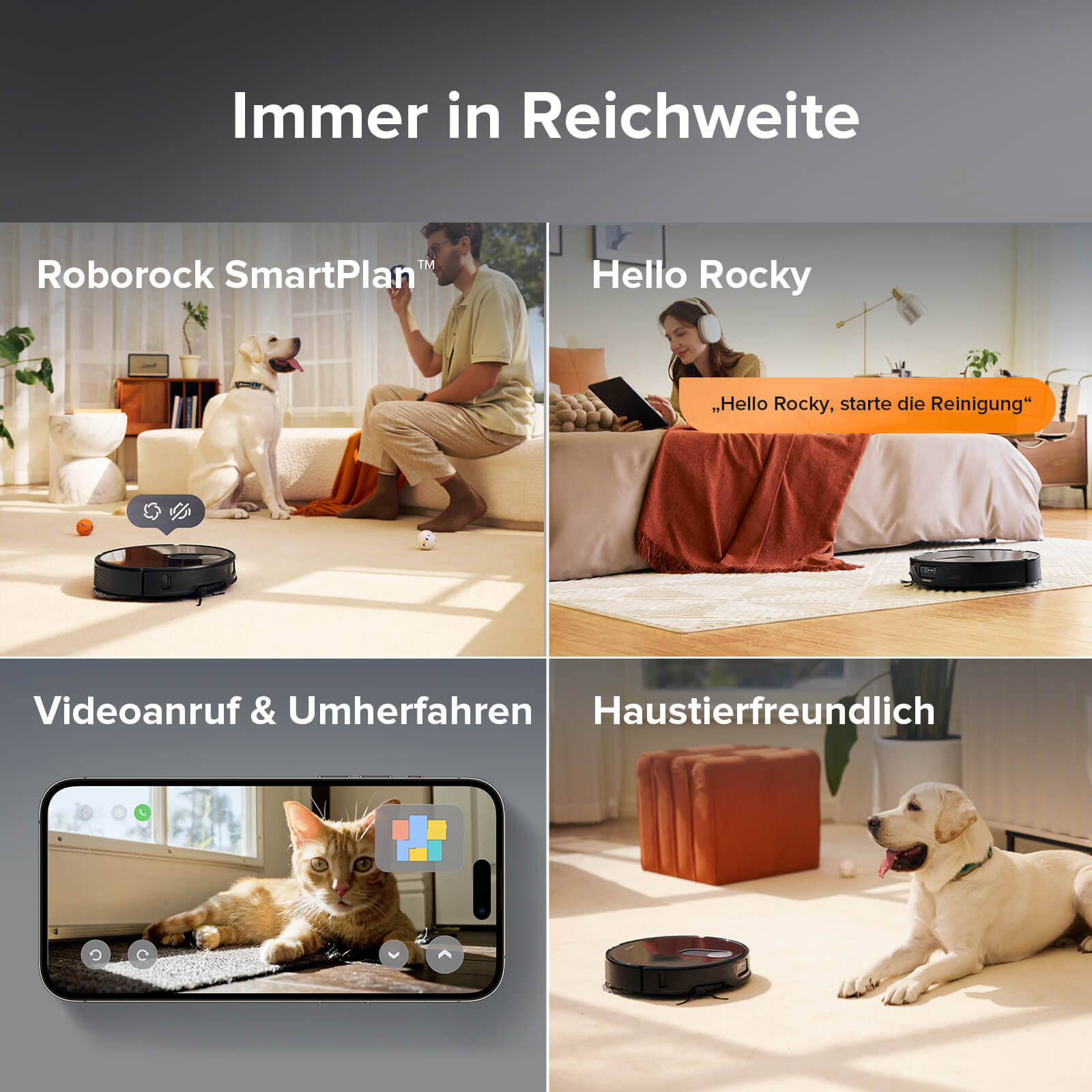 Roborock Qrevo Slim Saugroboter mit Multifunktions-Dockingstation 3.0