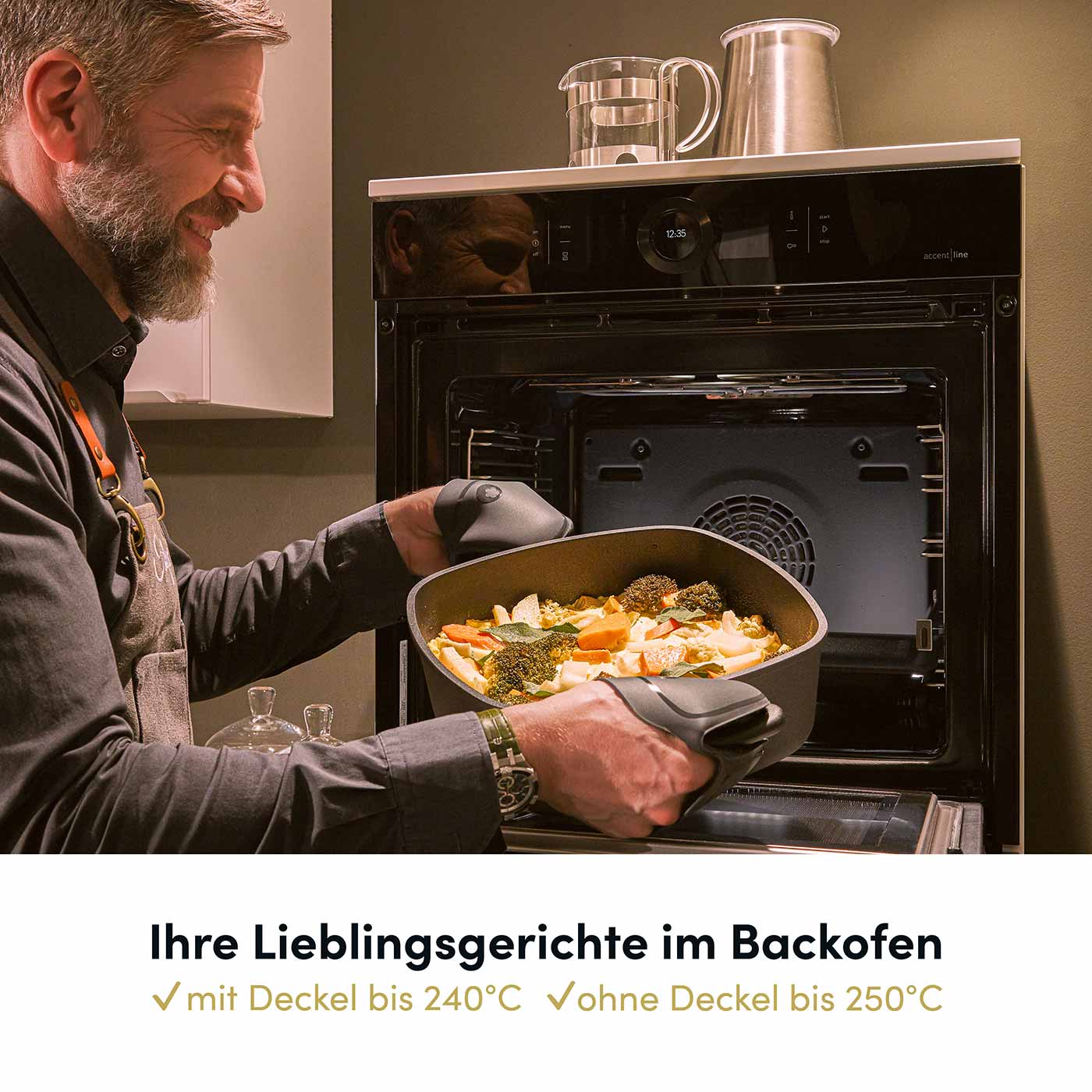 Wok Ø 32 cm I Deckel optional