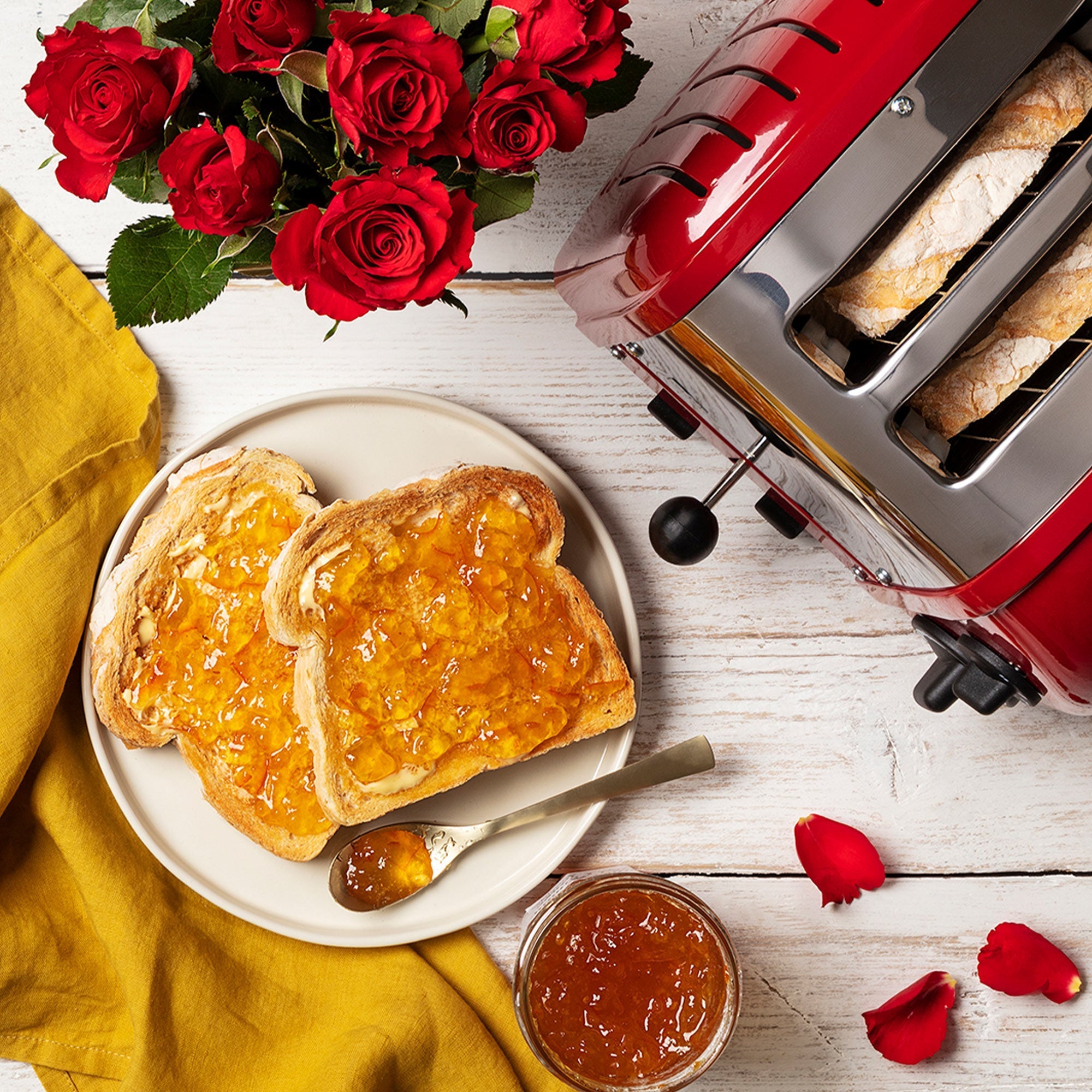 Dualit Toaster Paket 1, 2er Toaster mit Brötchenaufsatz