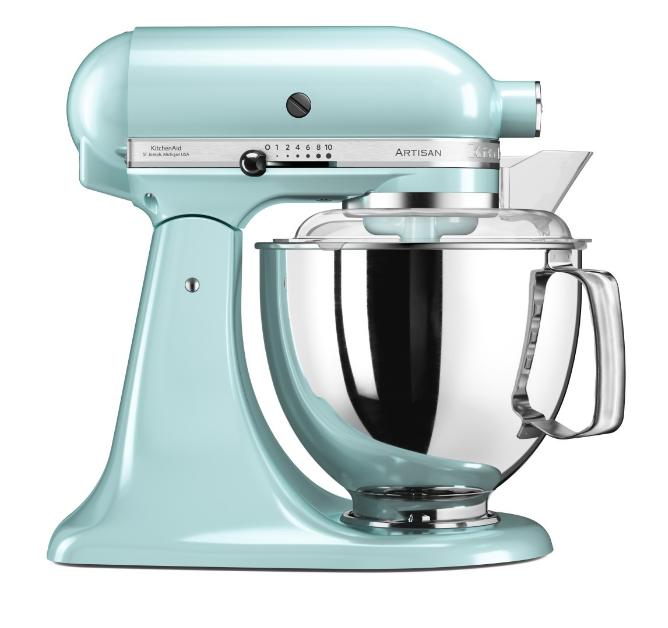 KitchenAid 4,8 L 5KSM175 Artisan Küchenmaschine Pastalover mit Nudelwalzen 3er- Set