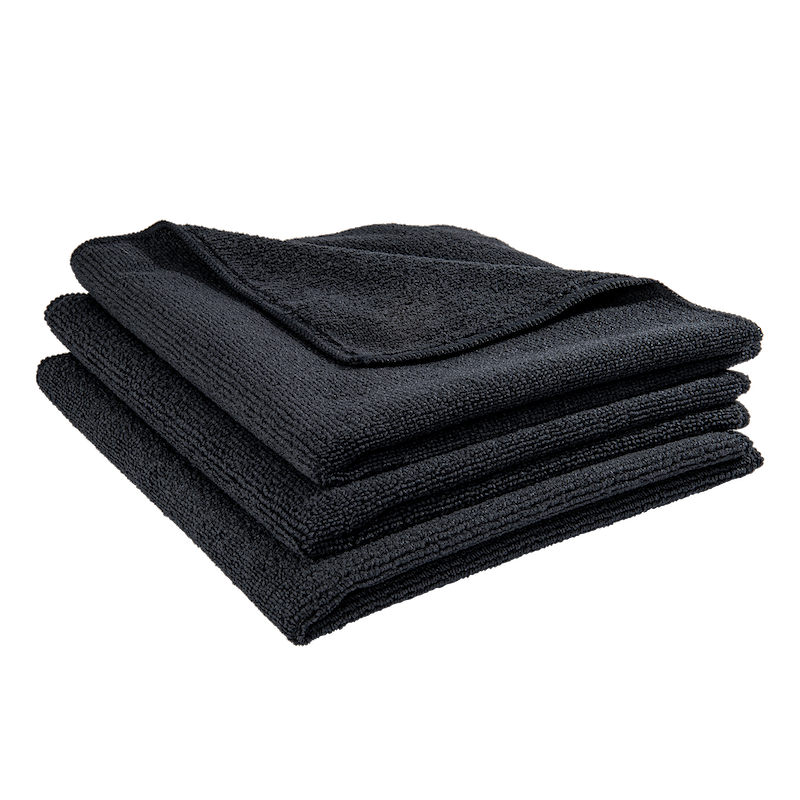 Spezial Mikrofasertuch kettgewirkt 40x40 cm schwarz