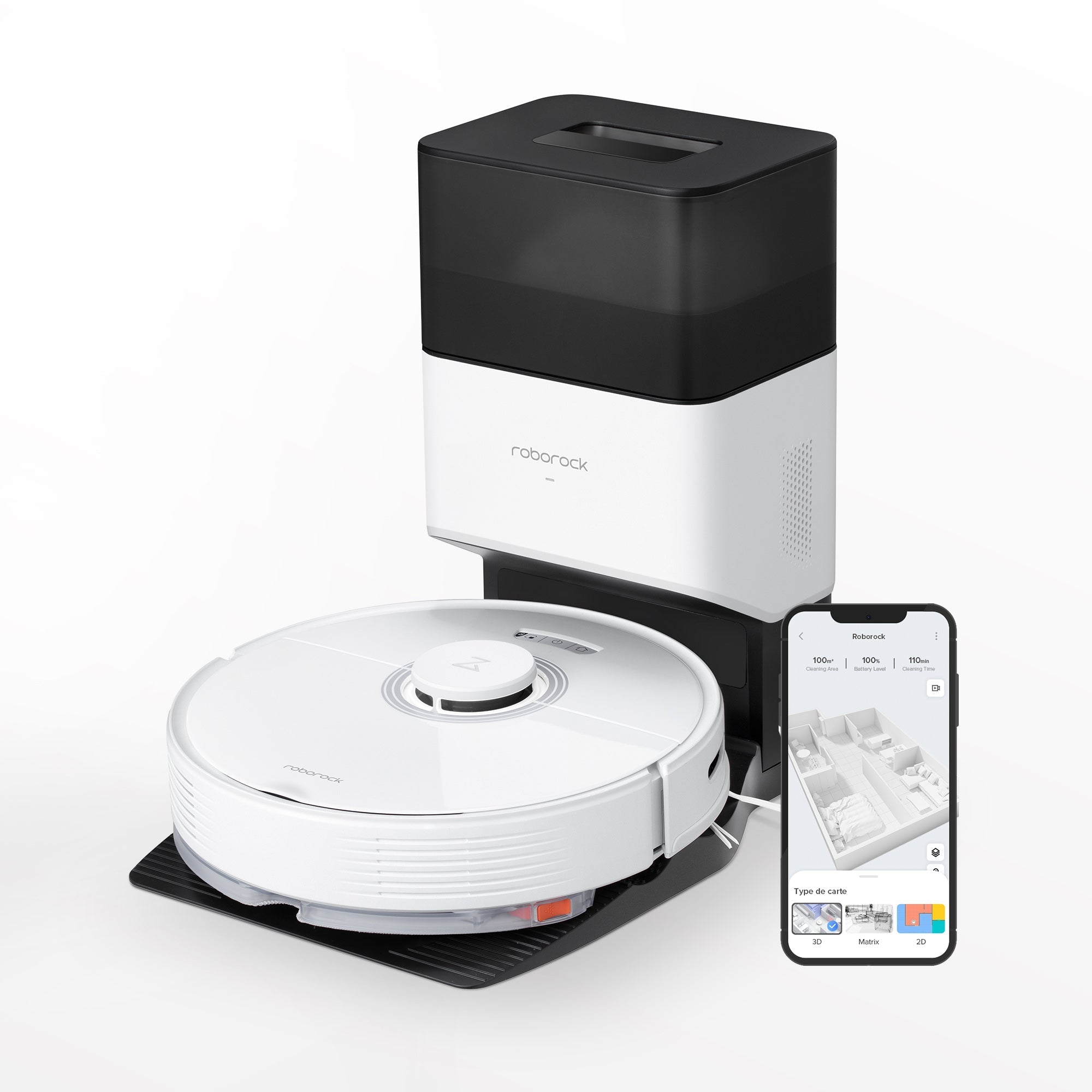 Roborock Q7 Max+ Saug- und Wischroboter mit Auto-Entleerungsstation