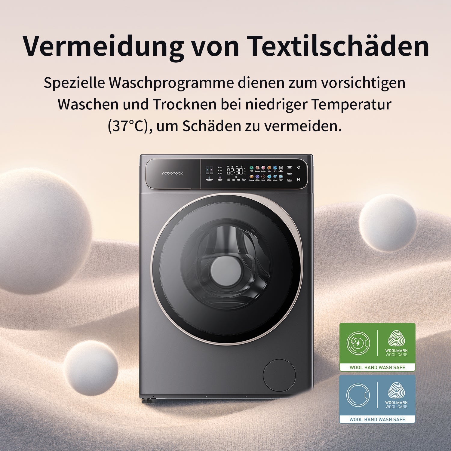 Roborock Zeo  One Waschtrockner mit der Zeo-Cycle® Trocknungstechnologie