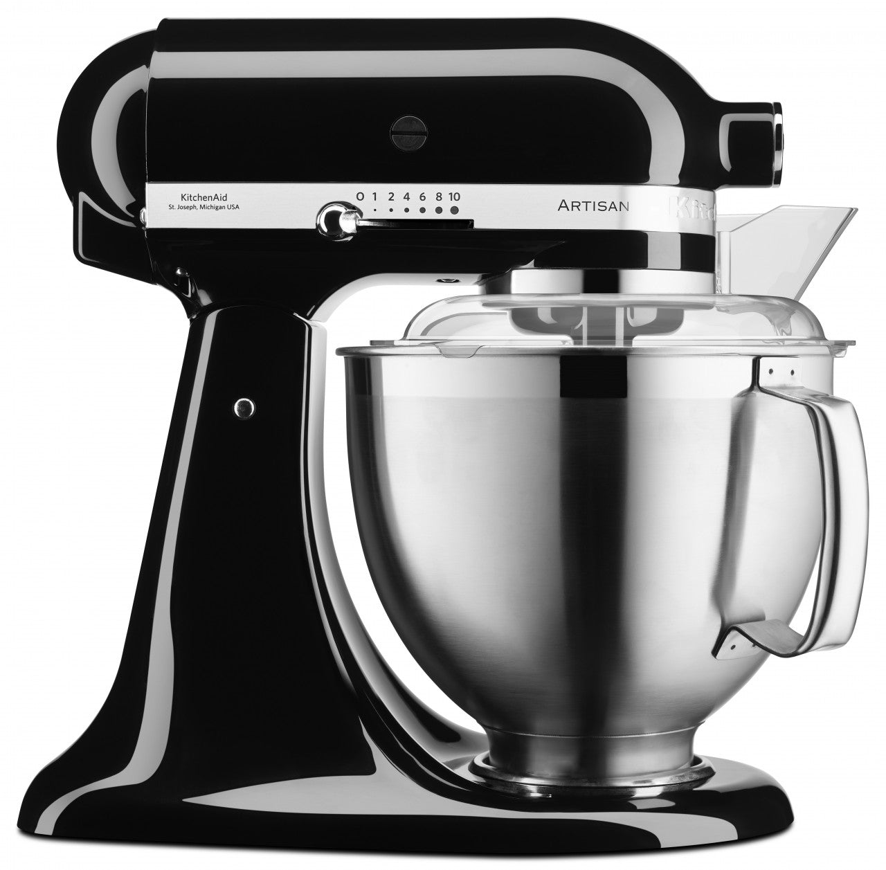 KitchenAid 4,8 L 5KSM185 Artisan Küchenmaschine Flexiset Artisan + Flexirührer
