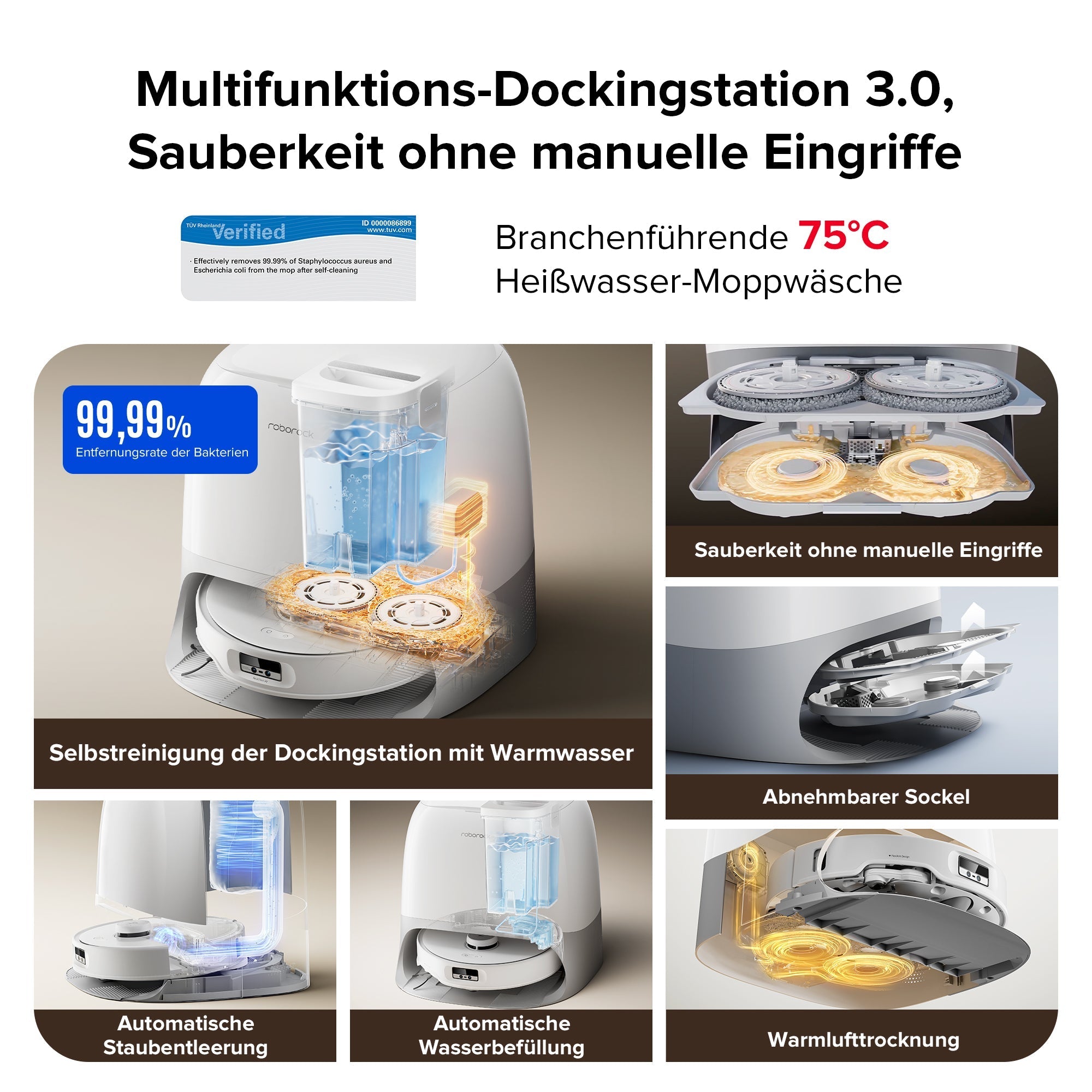 Roborock Qrevo Curv Saugroboter mit Multifunktions-Dockingstation 3.0