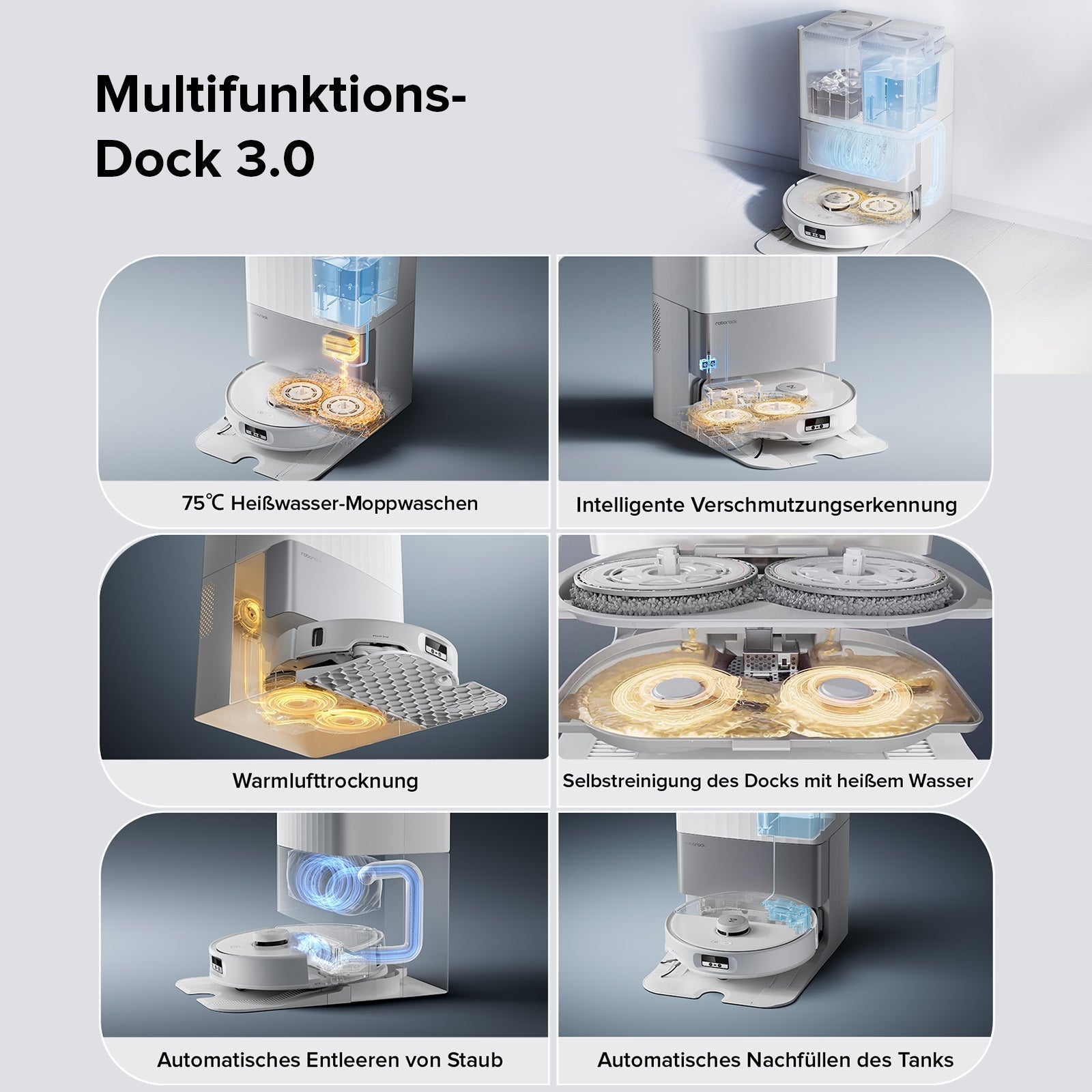 Roborock Qrevo Edge Saugroboter mit Multifunktions-Dockingstation 3.0
