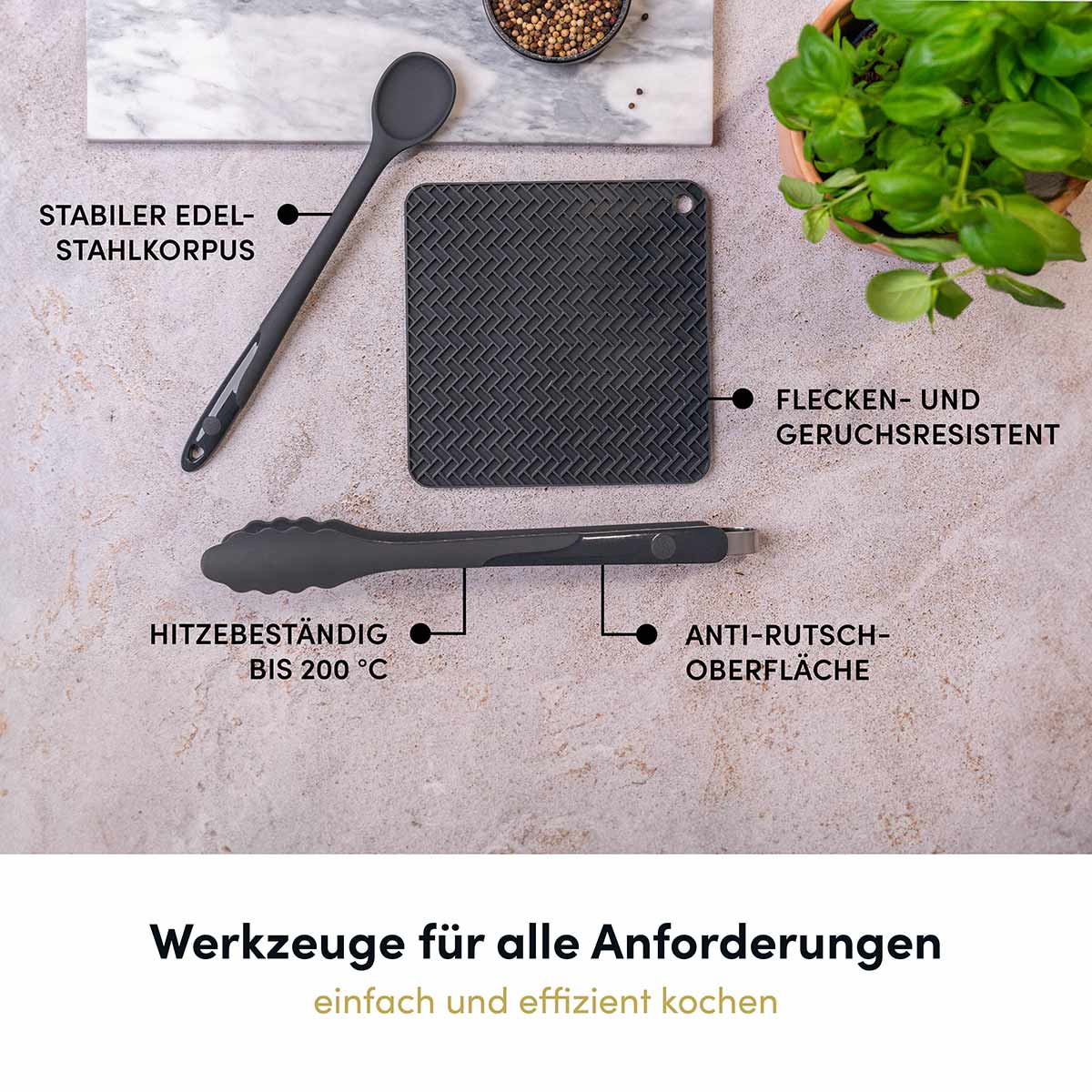 Küchenhelfer-Vollausstattung, 10-teilig